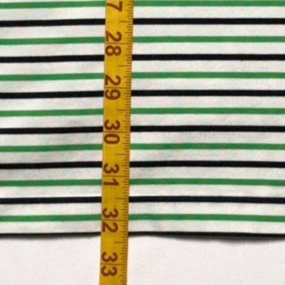 Polo Golf Ralph Lauren Mens L Performance Green & Navy Striped Polo Shirt - Picture 6 of 7